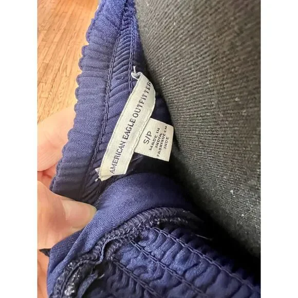 Maxi American Eagle sundress with a crisscross adjustable spaghetti strap size S - Picture 4 of 9